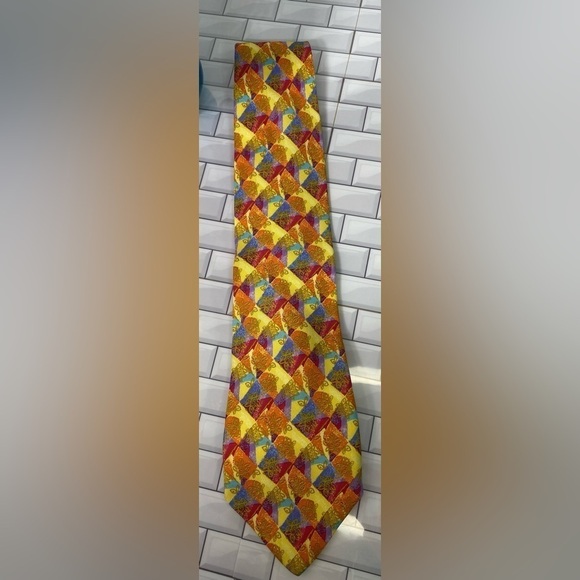 Andre’ Claude Canova GEORGES DUBOEUF Mens Neck Tie One Size Silk Made In France - Picture 2 of 7